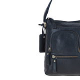 Exquisite Ashwood Leather Cross Body Bag for Women Navy: G-17