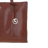 Exquisite Ashwood Leather Tote Bag Cognac: Beth