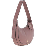 Ashwood Women's Curved Leather Shoulder Bag Rose: 64192