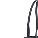Ashwood Leather & Harris Tweed® Cloth Genuine Leather Shoulder Bag Black/Green/Red: TW-23-07-BR