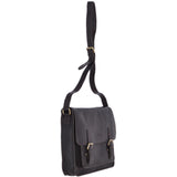14 Inch Leather Satchel Brown : Josh