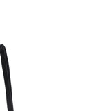 Leather Crossbody Bag with Adjustable Strap Black: Audrey