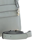Elegant Ashwood Leather Handbag with Detachable Crossbody Strap Sage: 64731