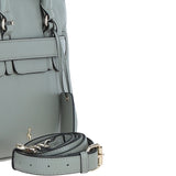 Ashwood Leather Handbag with Detachable Crossbody Strap Sage: 64747