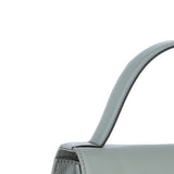 Elegant Ashwood Leather Handbag with Detachable Crossbody Strap Sage: 64731