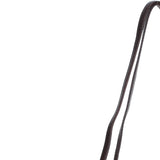 Leather Crossbody Bag with Adjustable Strap Brown: Audrey