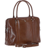 Large Leather Handbag Bridge/vt : Gina