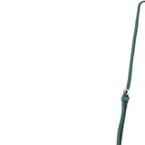 Real Leather Saddle Crossbody Bag Ever Green: 63753