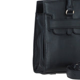 Ashwood Leather Handbag with Detachable Crossbody Strap Black: 64747