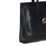 Exquisite Ashwood Leather Tote Bag Black: Beth