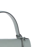 Elegant Ashwood Leather Handbag with Detachable Crossbody Strap Sage: 64731