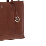 Exquisite Ashwood Leather Tote Bag Cognac: Beth