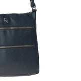 Ashwood Ladies Leather Shoulder Bag Navy: AJ3