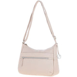 Leather Shoulder Bag with Zip & Magnetic Pocket Mushroom: Meath