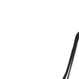 Leather Crossbody Bag with Adjustable Strap Black: Audrey