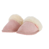 Women's Classic  Suede Sheepskin Slippers Pink: FEN-LADIES SLIPPERS