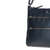 Ashwood Ladies Leather Shoulder Bag Navy: AJ3