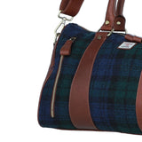 Ashwood Leather & Harris Tweed® Cloth Doctor Holdall Tan/Watch: TW-46-04-TW