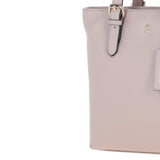 Elegant Shoulder Bag with Adjustable Straps Beige: 64562