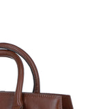 Ashwood Leather Handbag with Detachable Crossbody Strap 2 Tone Tan: 64747