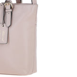 Elegant Shoulder Bag with Adjustable Straps Beige: 64562