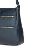 Ashwood Ladies Leather Shoulder Bag Navy: AJ3