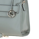 Elegant Ashwood Leather Handbag with Detachable Crossbody Strap Sage: 64731