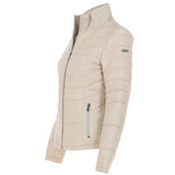 Women's Leather Jacket Beige: Anita