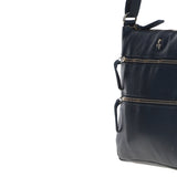 Ashwood Ladies Leather Shoulder Bag Navy: AJ3