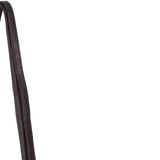 Leather Crossbody Bag with Adjustable Strap Brown: Audrey