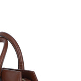 Ashwood Leather Handbag with Detachable Crossbody Strap 2 Tone Tan: 64747
