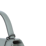 Elegant Ashwood Leather Handbag with Detachable Crossbody Strap Sage: 64731