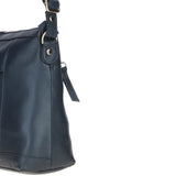 Ashwood Ladies Leather Shoulder Bag Navy: AJ1