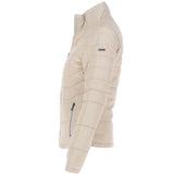 Women's Leather Jacket Beige: Anita
