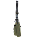 Vintage  Hunter Leather Travel Bag Tweed : Doug