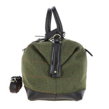 Leather Weekend Holdall Tweed : DR BAG