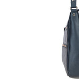 Ashwood Ladies Leather Shoulder Bag Navy: AJ3