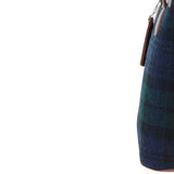 Ashwood Leather & Harris Tweed® Cloth Genuine Leather Shoulder Bag Tan/Watch: TW-23-04-TW