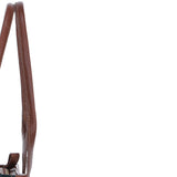 Ashwood Leather & Harris Tweed® Cloth Genuine Leather Shoulder Bag Tan/Watch: TW-23-04-TW