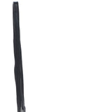 Authentic Ashwood Leather & Harris Tweed® Cloth Crossbody Bag Black/White: TW-29-012-BW