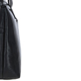 Ashwood Sleek Leather Tote Bag Black: Amelia