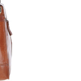 Elegant Ashwood Leather Unisex Crossbody Bag Honey: G-19