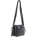 Ashwood Leather Crossbody X Shoulder Bag Black: Sterling