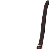 Elegant Ashwood Leather Unisex Crossbody Bag Brandy: G-19