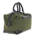 Leather Weekend Holdall Tweed : DR BAG
