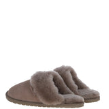 Women's Classic Suede Sheepskin Slippers Mink: Pippa