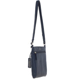 XSpirit' Leather Crossbody Bag Navy: 63033/CB4