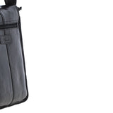 Elegant Ashwood Leather Unisex Crossbody Bag Black: G-19