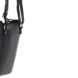 Authentic Ashwood Leather & Harris Tweed® Cloth Crossbody Bag Black/White: TW-29-012-BW