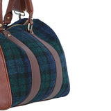Ashwood Leather & Harris Tweed® Cloth Doctor Holdall Tan/Watch: TW-46-04-TW